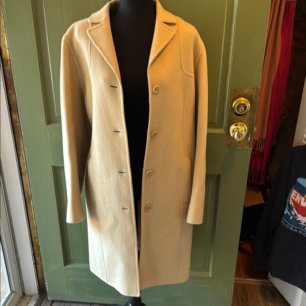 Classic Beige women’s wool Coat